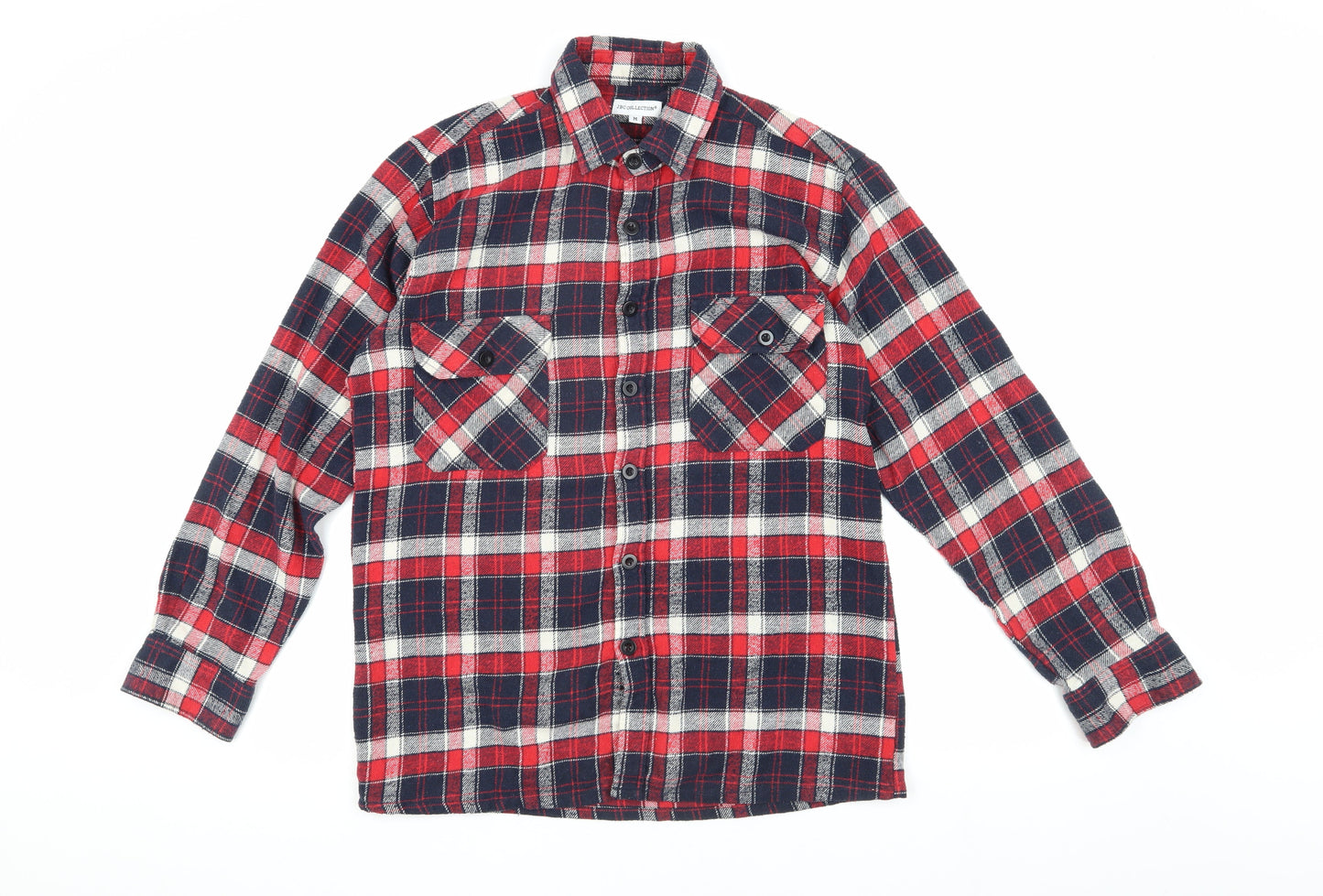 JBC Collection Men's Red Plaid Flannel Jacket M