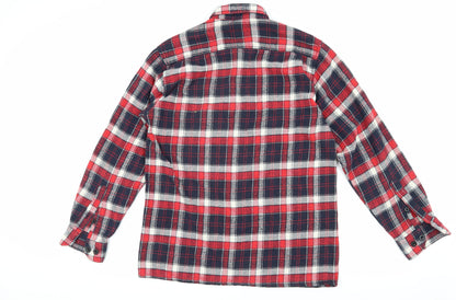 JBC Collection Men's Red Plaid Flannel Jacket M