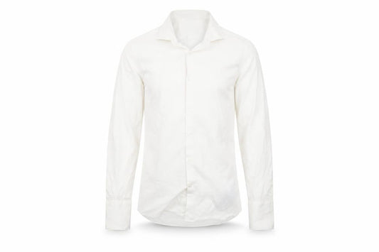 Moss London Men's White Button-Up Shirt Size 38