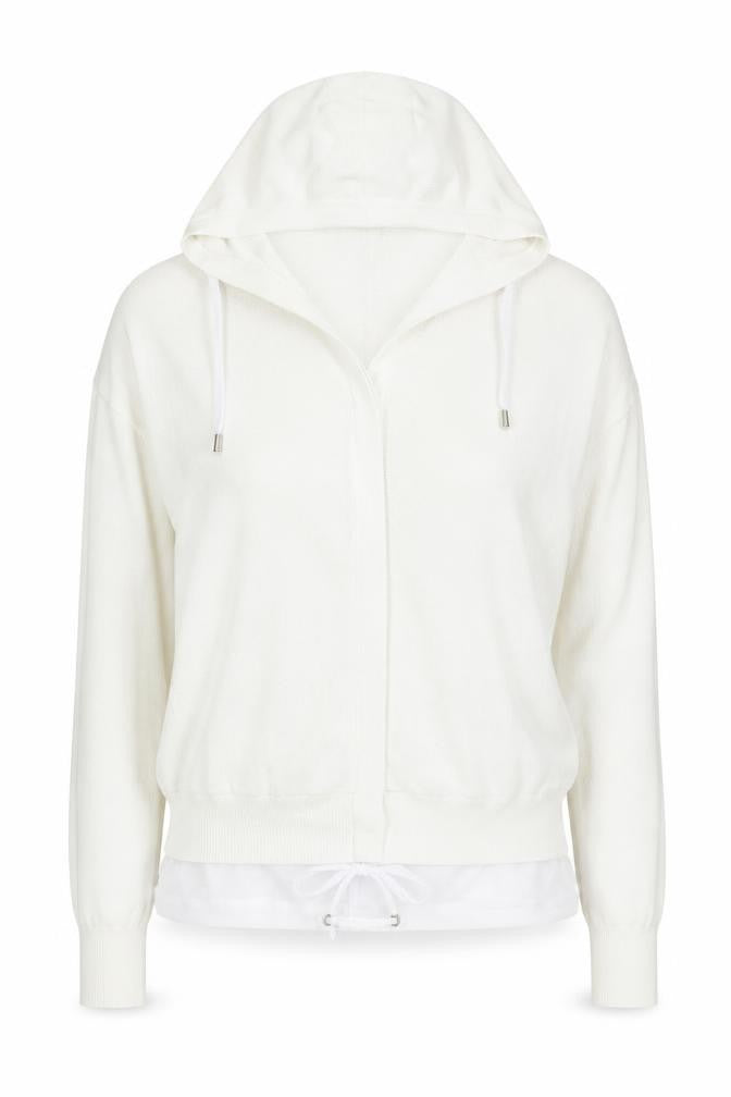 Next Women's White Hooded Jumper Size 12
