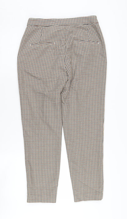 H&M Women's Multicoloured Trousers Size 8 Classic Fit