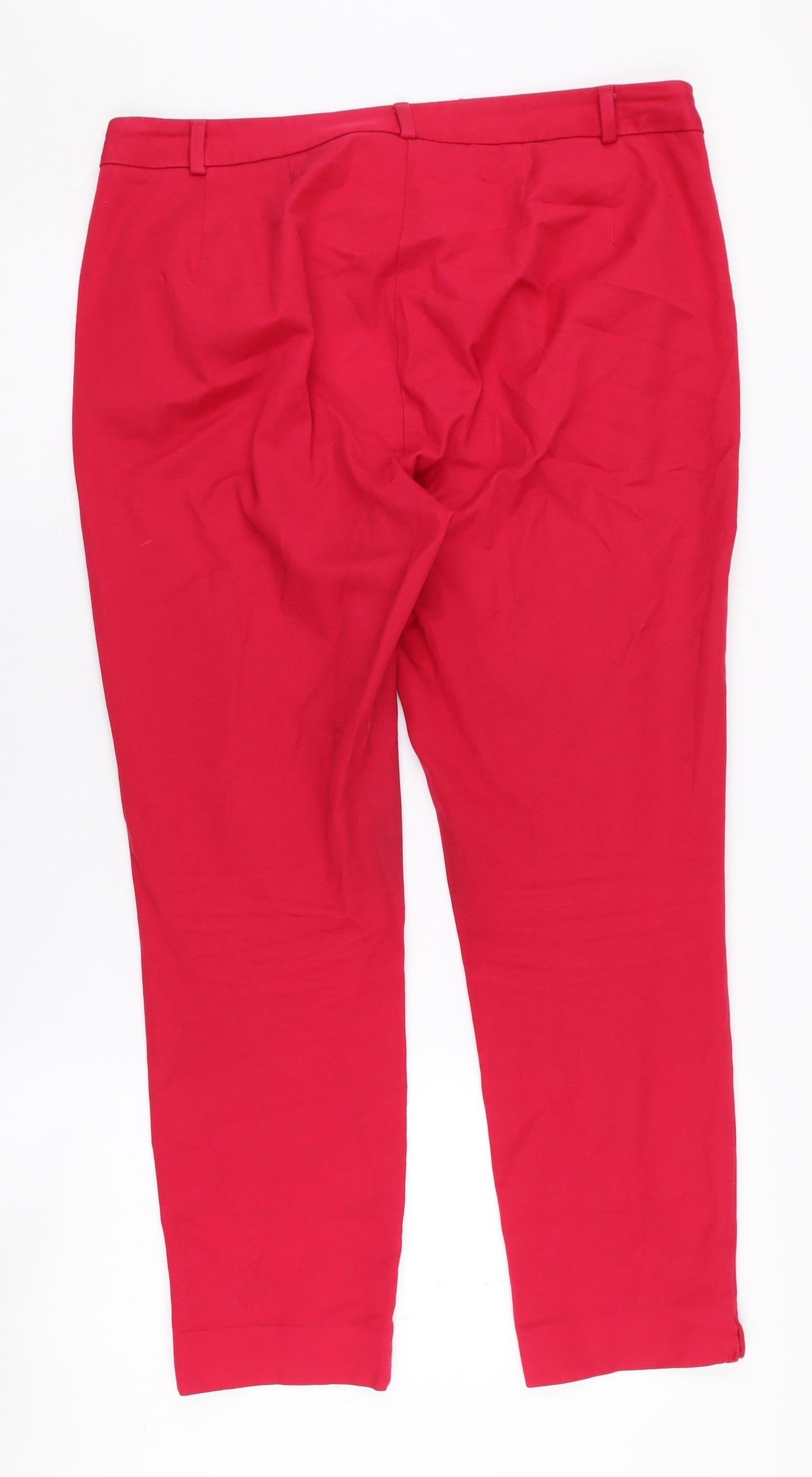 Marks and Spencer Women's Red Trousers, Size 14