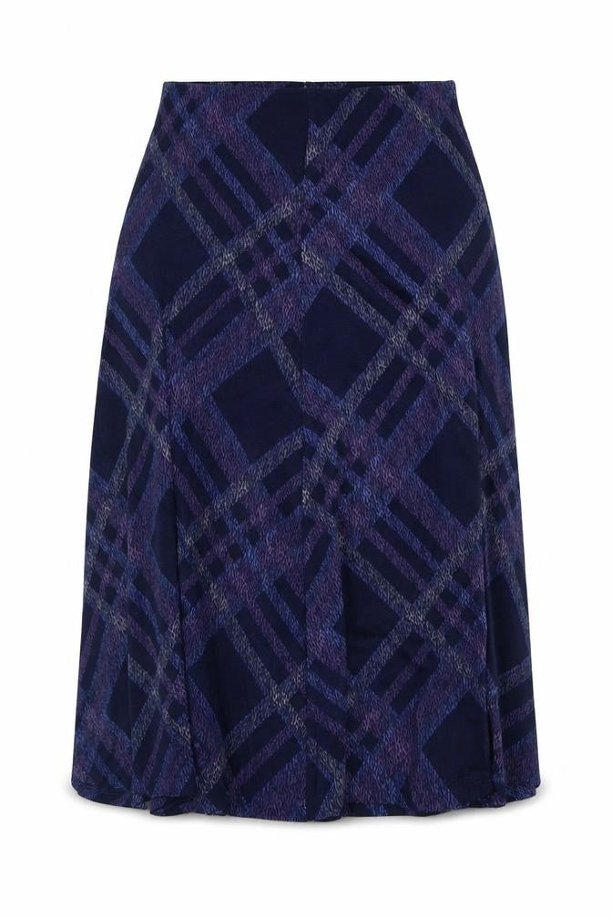 Isle Collection Women's Multicoloured Size 12 A-Line Midi Skirt