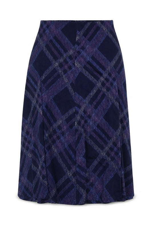 Isle Collection Women's Multicoloured Size 12 A-Line Midi Skirt