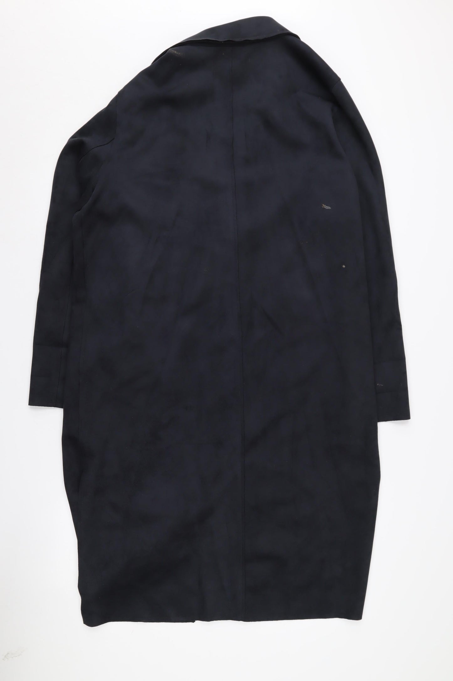 Stradivarius Women's Black Long Coat Size 12