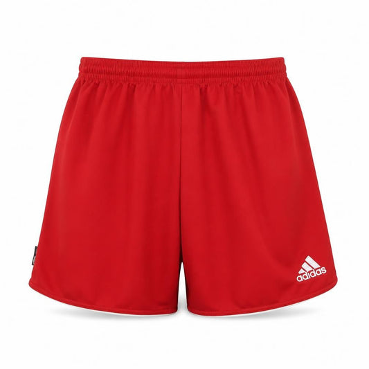 Front view of Adidas Men's Red Athletic Shorts -, size S