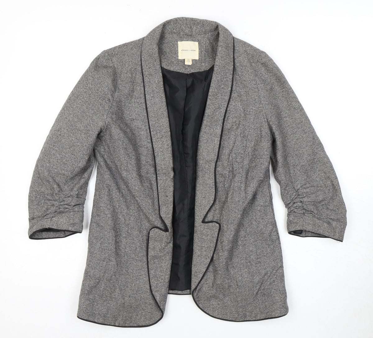 Silence + Noise Women's Grey Blazer, Size S, Lined