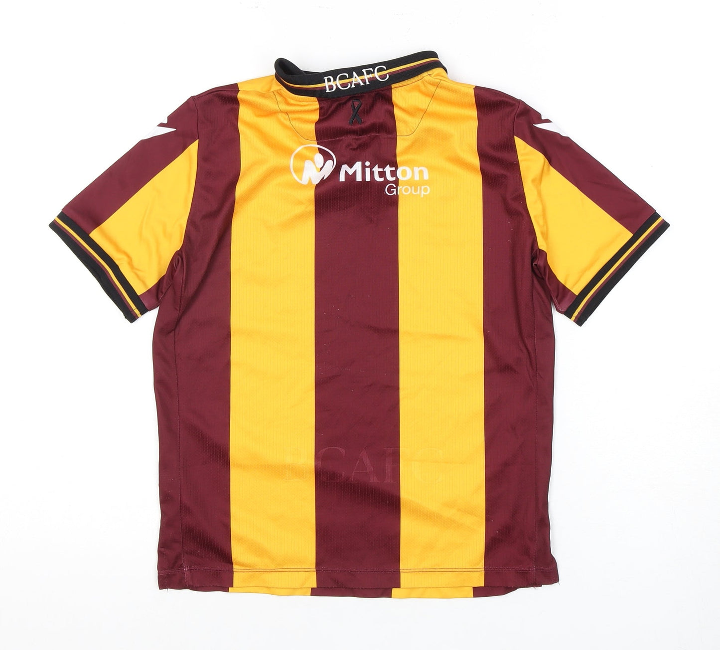 Macron Boys Football Jersey Multicoloured XS Striped Sportswear