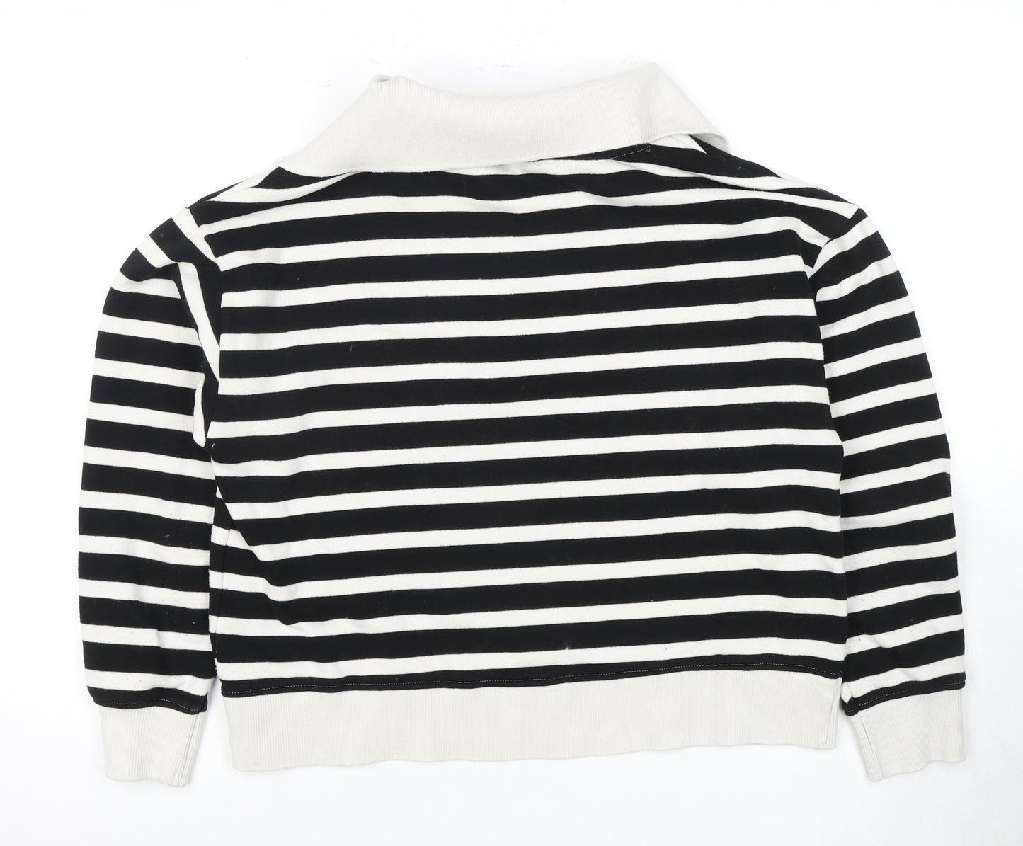 Marks and Spencer Women's Striped Full Zip Sweater
