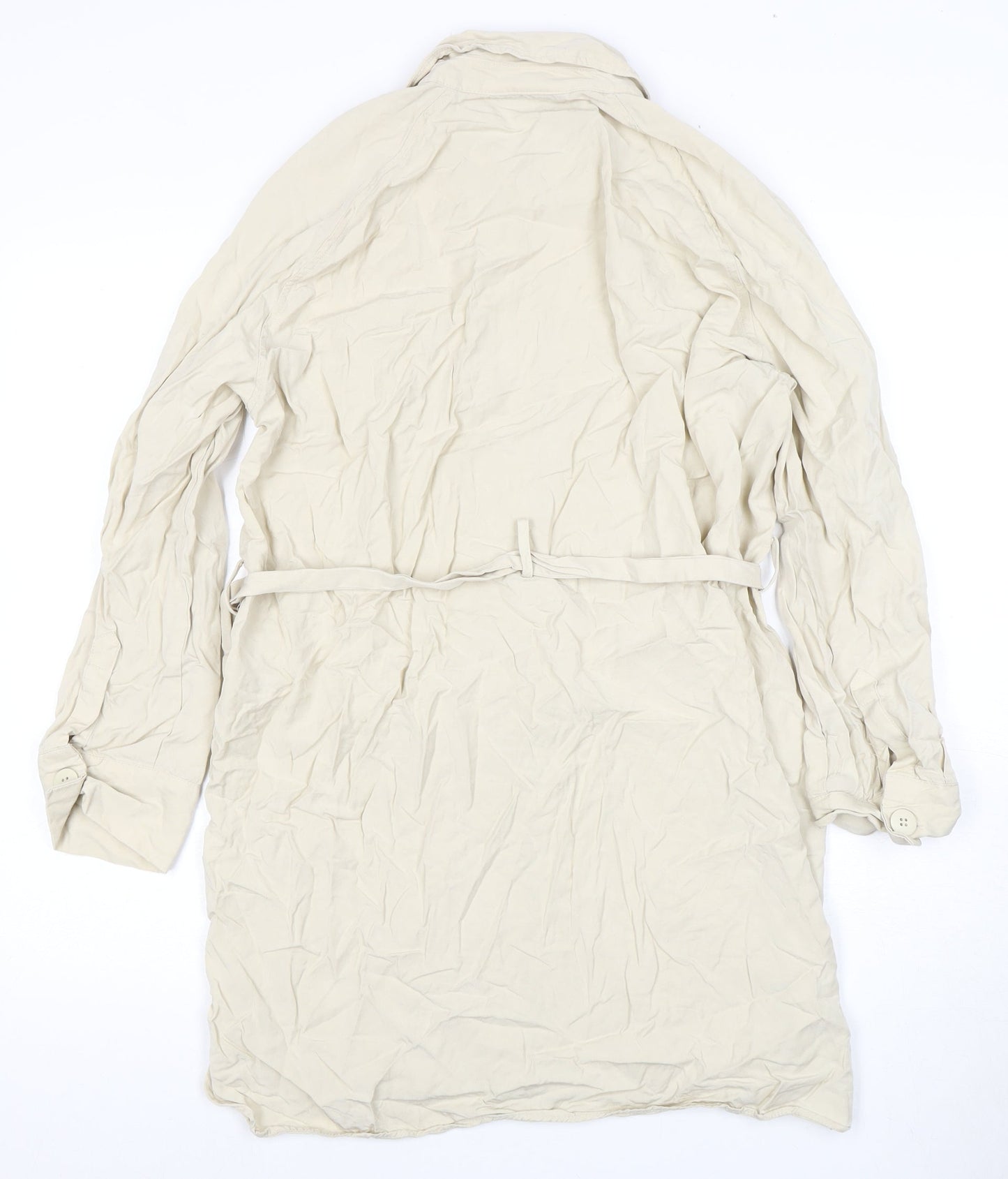 Topshop Women’s Beige Trench Coat Size 10