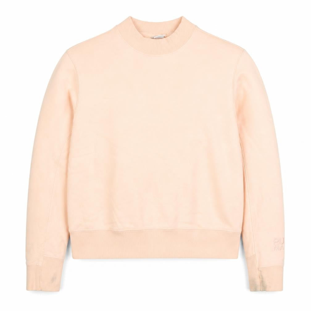 Puma Women's Peach Sweatshirt - Size 10 - Soft Cotton