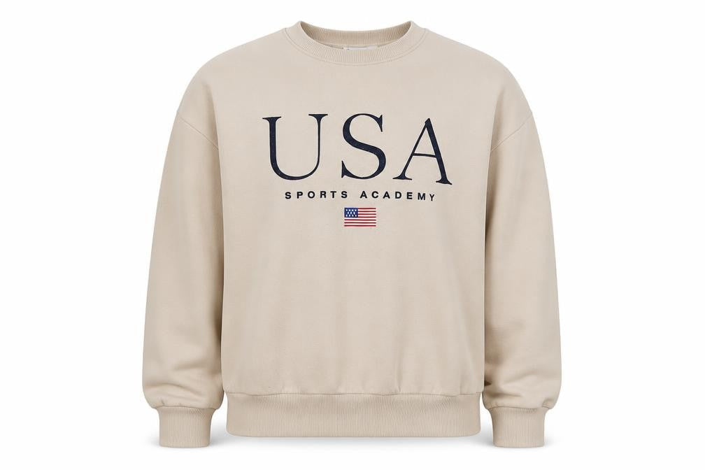 Stradivarius Beige Women's Sweatshirt, Size 6