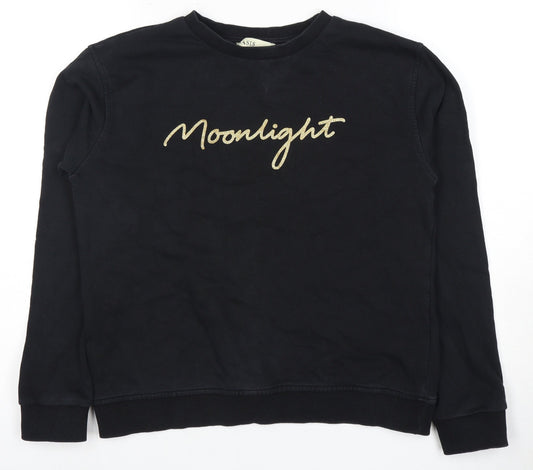 Oasis Women's Black Pullover Sweatshirt, Size S