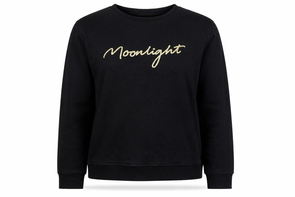 Oasis Women's Black Pullover Sweatshirt, Size S