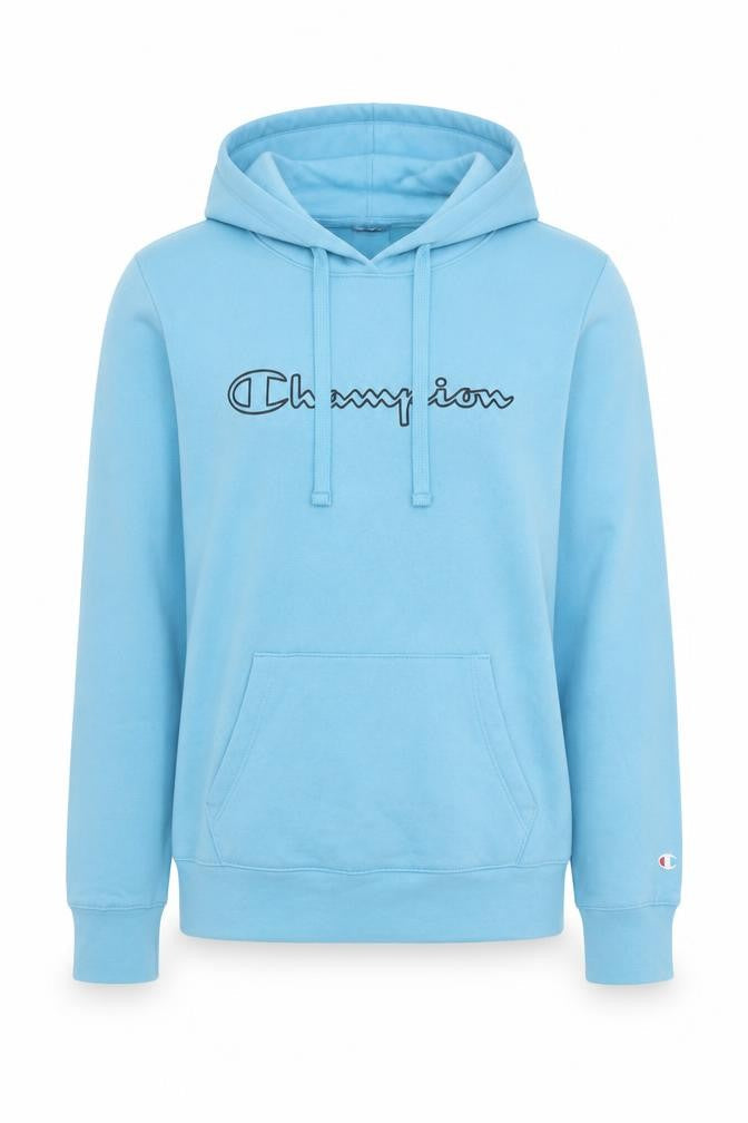 Champion Blue Unisex Hoodie Small Pullover