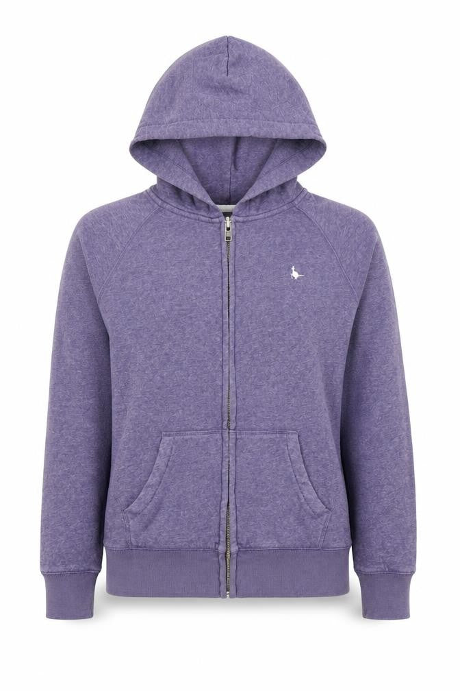 Jack Wills Unisex Purple Full Zip Hoodie 10 Plus