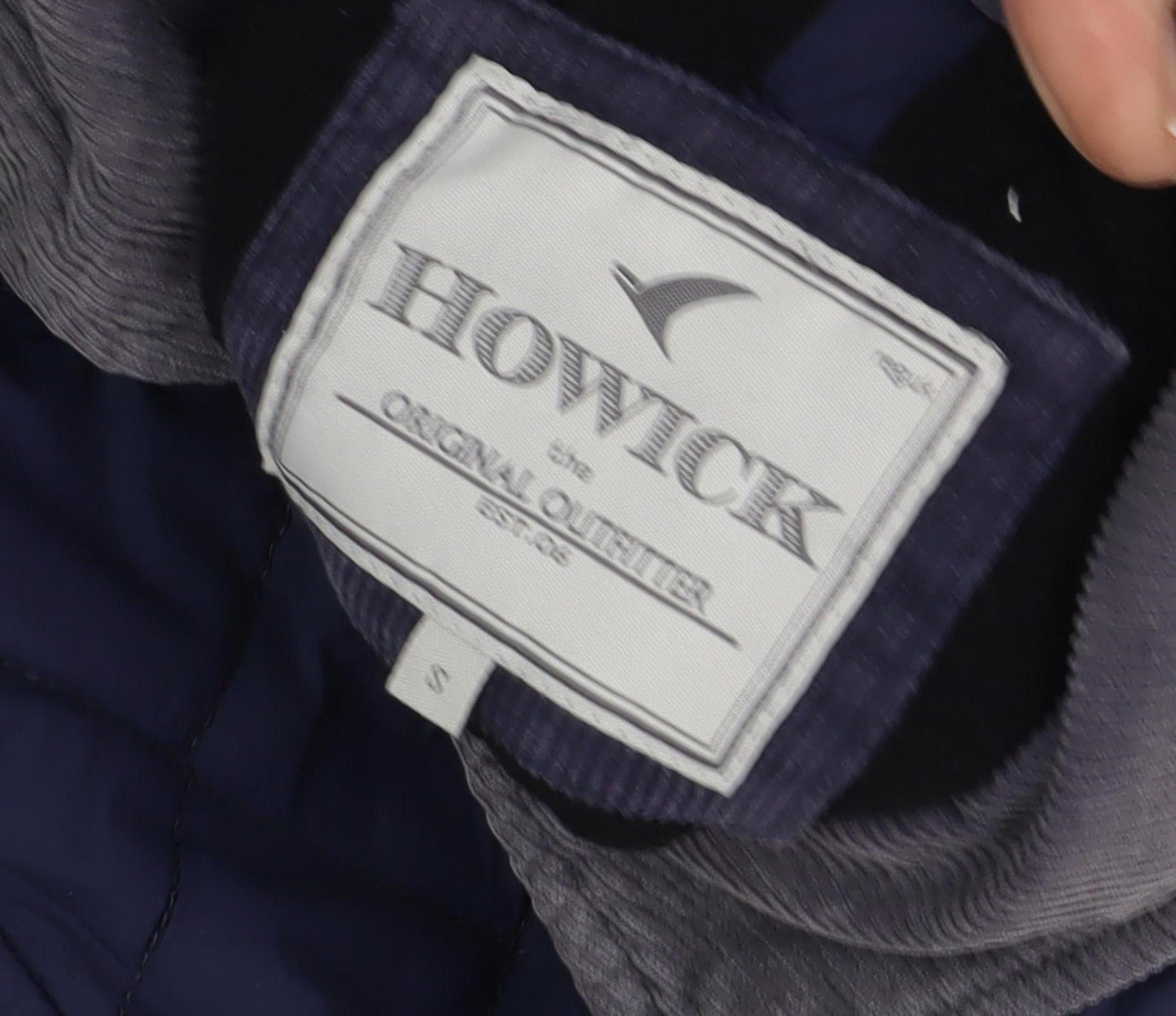Hawick Men's Blue Quilted Jacket S Casual Style