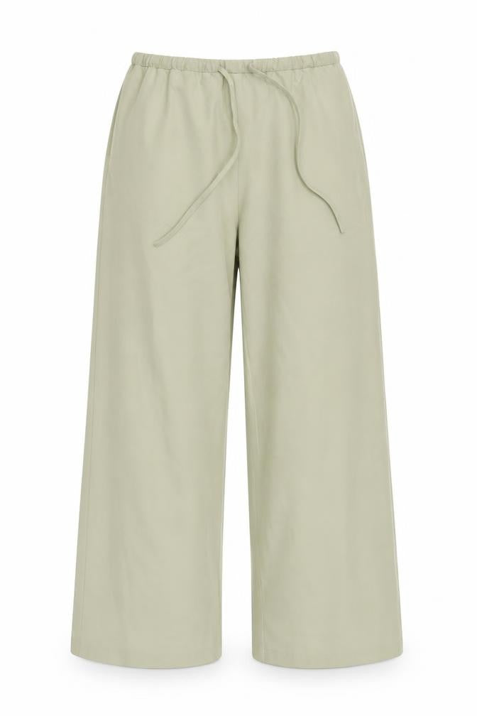 Missguided Women's Green Wide-Leg Trousers, Size S