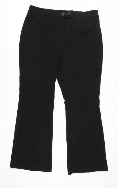 V by Very Women's Black Flared Dress Pants Size 20
