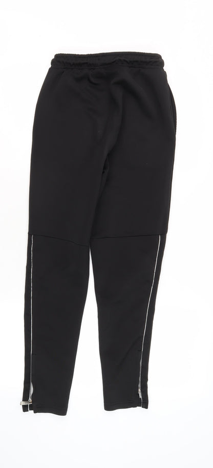 Back view of Sonneti boys’ black jogger trousers, size 13, years, activewear
