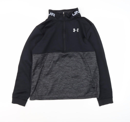 Under Armour Boys Black 2XL Pullover with 1/4 Zip