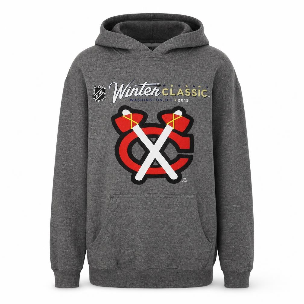 Team Athletics Teens Grey Logo Pullover Hoodie L