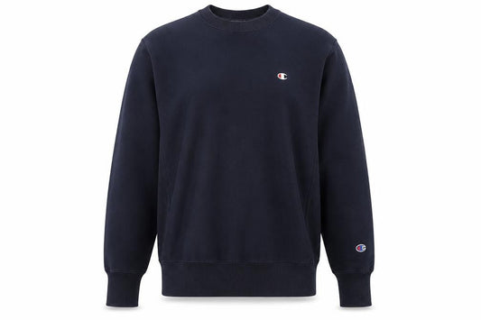 Champion Men's Blue Pullover Sweatshirt L Fleece