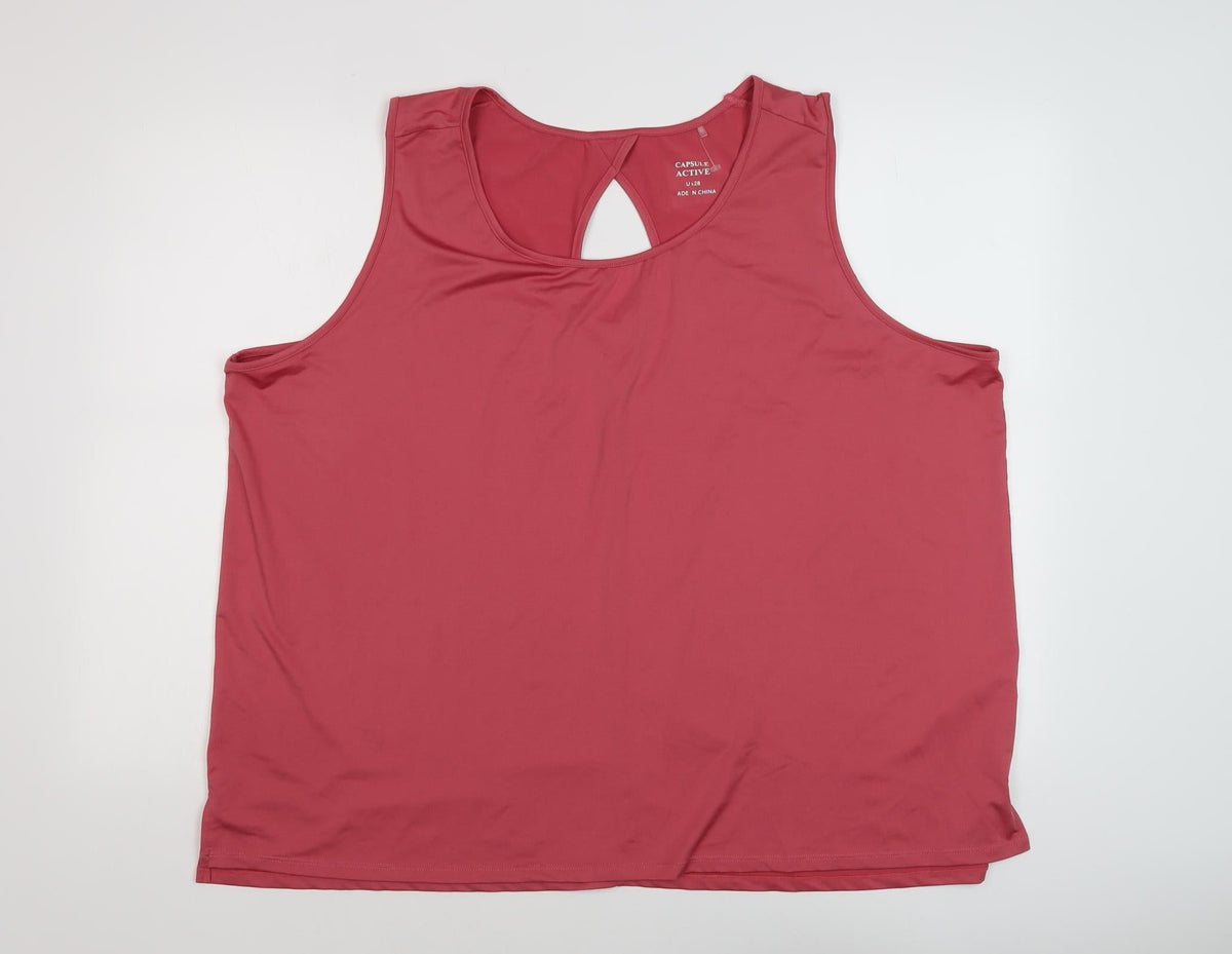 Capsule Women's Red Tank Top Size 10