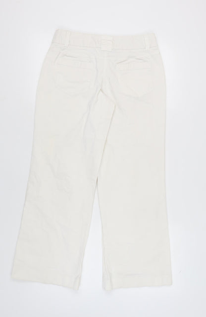 Back view of Red Herring Women's White Trousers, size 12
