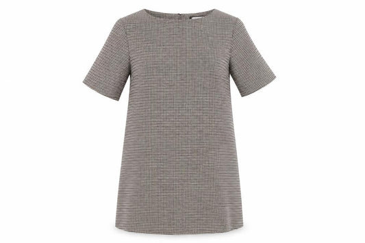 Zara Woman Houndstooth Shift Dress, M, Multicoloured