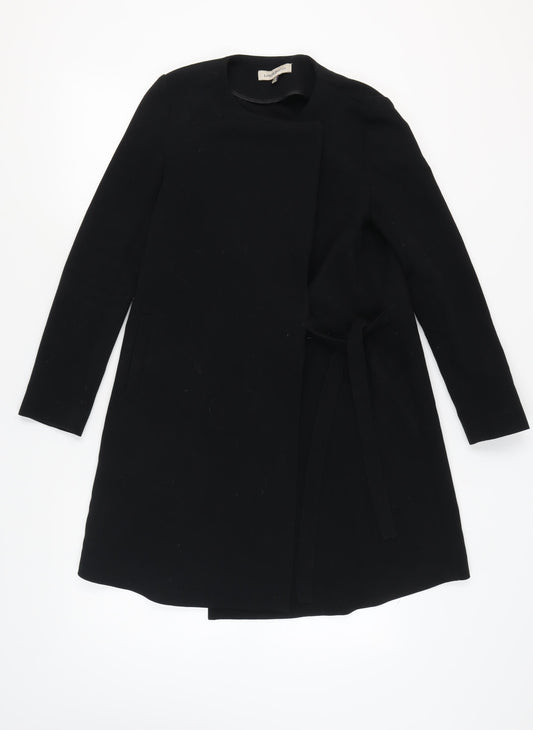 Marks and Spencer Women's Black Long Coat Size 6