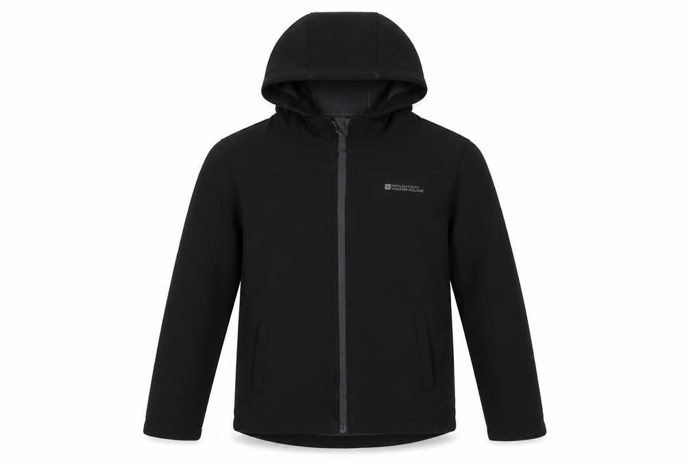 Mountain Warehouse Boys Black Mid-Length Jacket 9-10 Yrs