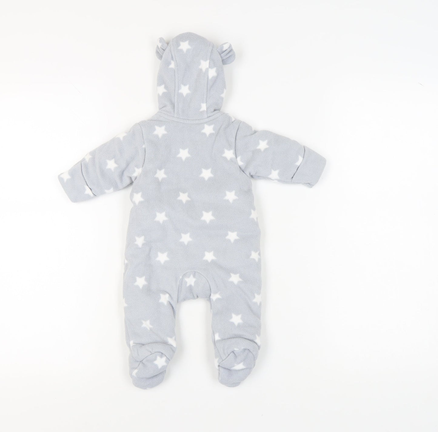 Marks and Spencer Grey Star Snowsuit for Newborns