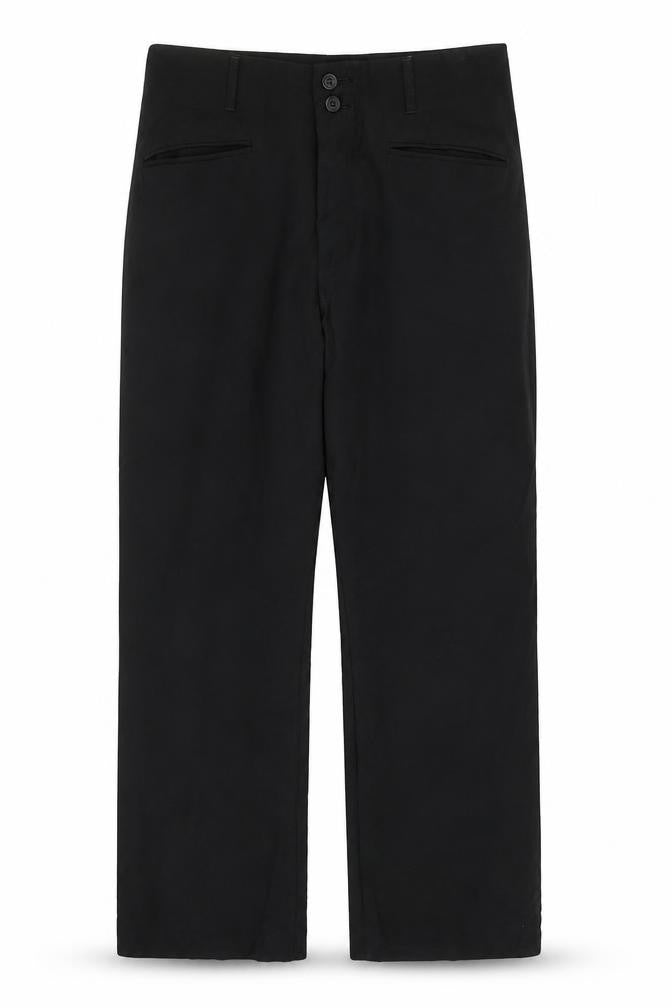William Hunt Black Wool Trousers for Men Size 38