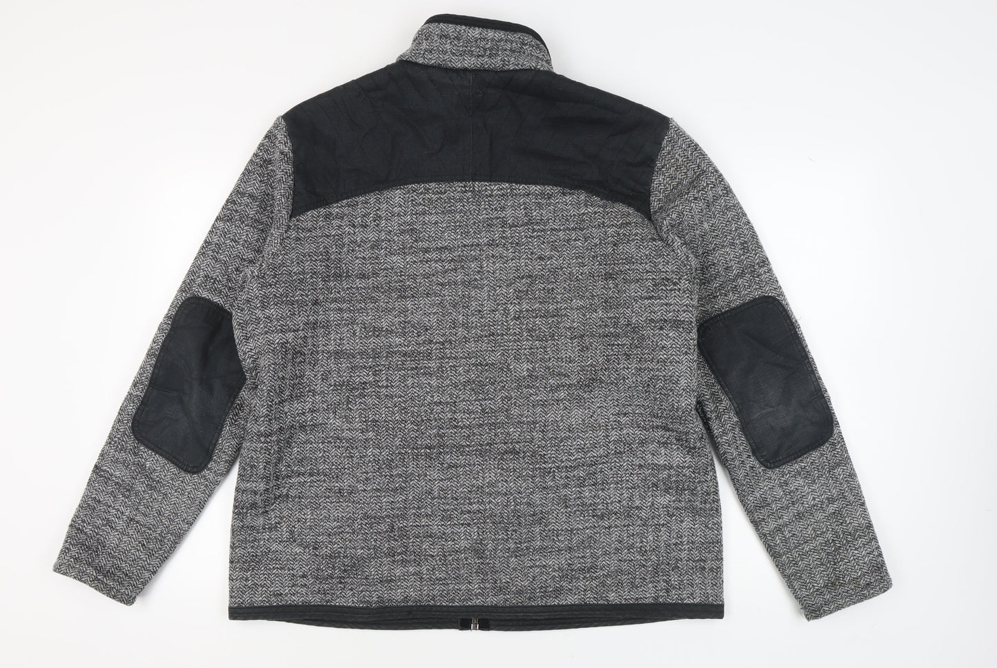 Marks and Spencer Men's Grey XL Herringbone Jacket