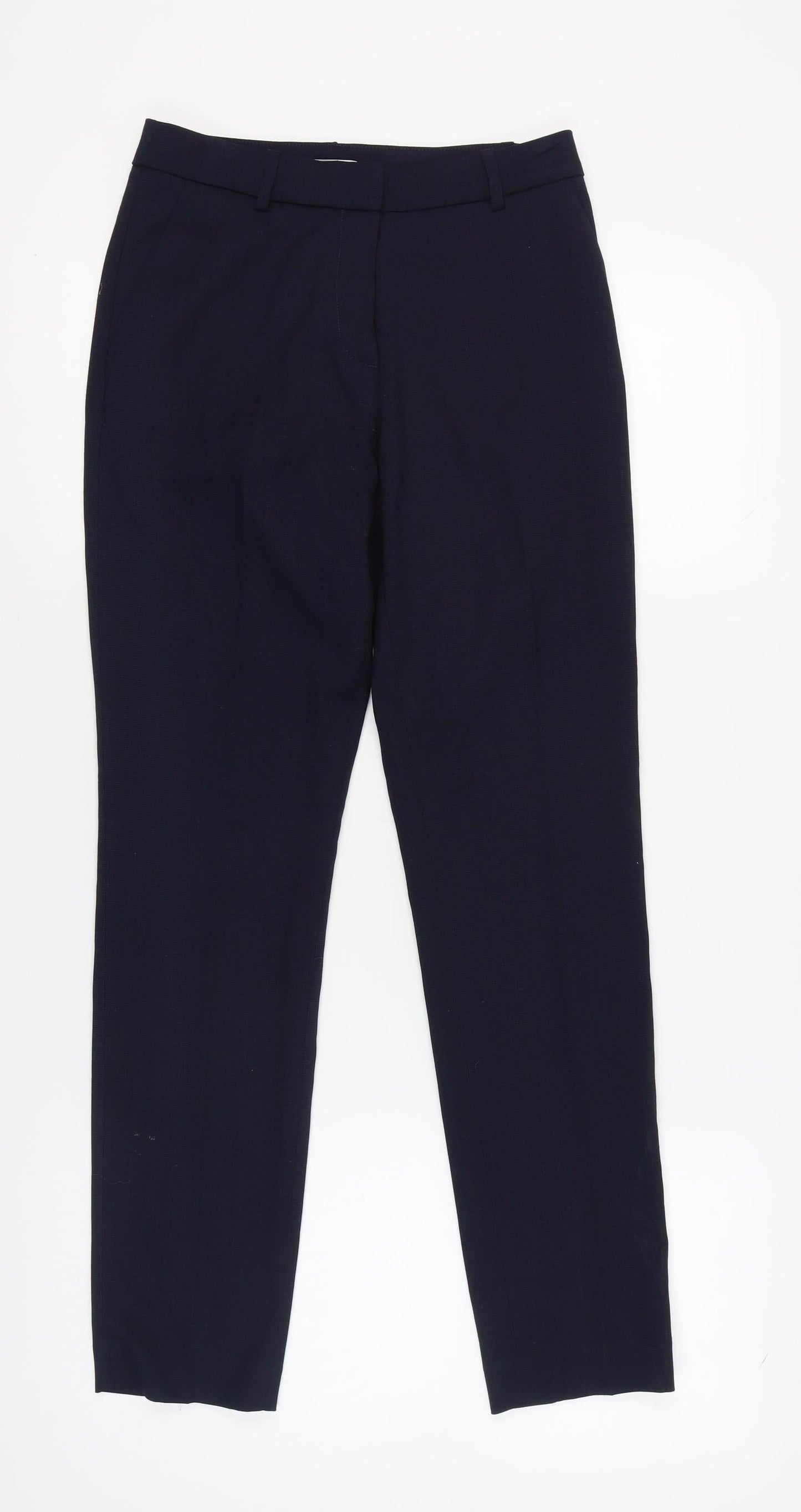 H&M Women's Black Slim Straight Trousers Size 6