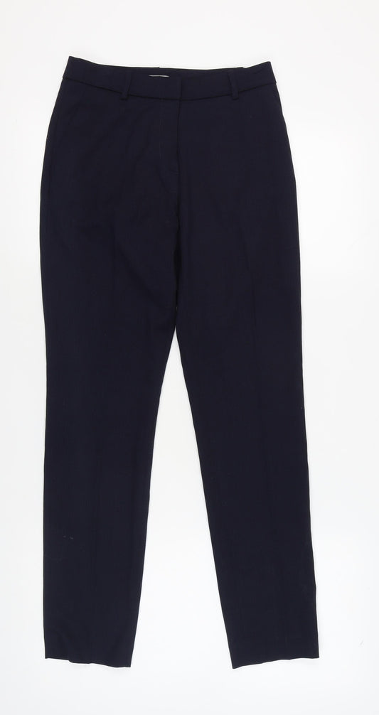 H&M Women's Black Slim Straight Trousers Size 6