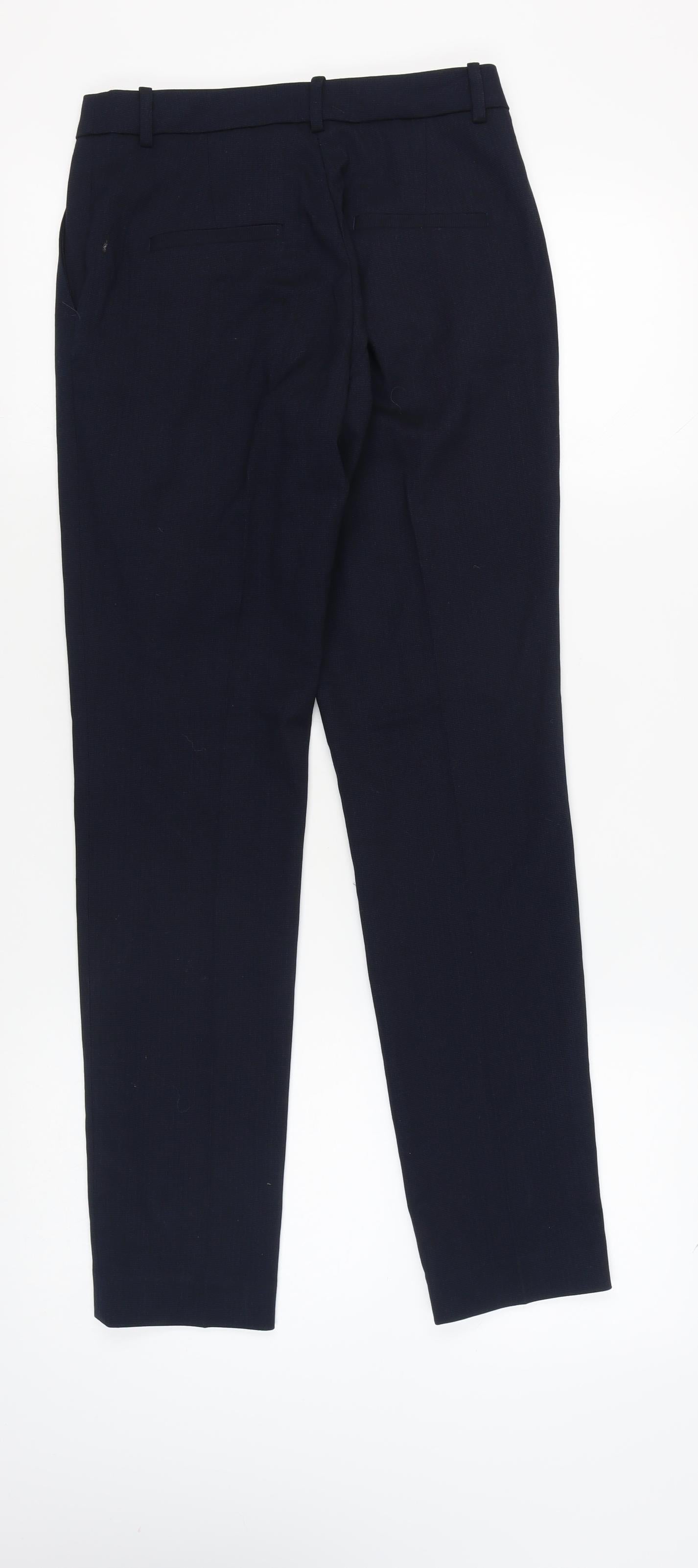 H&M Women's Black Slim Straight Trousers Size 6