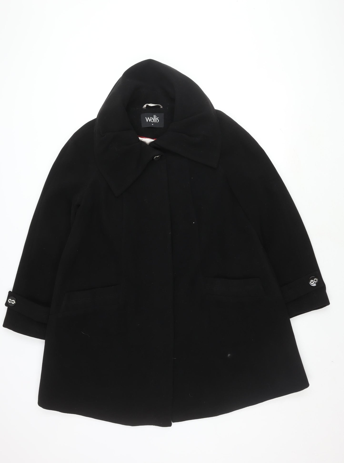 Wallis Women's Black Coat Size 12