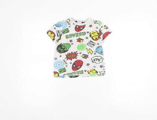 Marvel Comics Boys' Multicoloured T-Shirt 4-5 Years