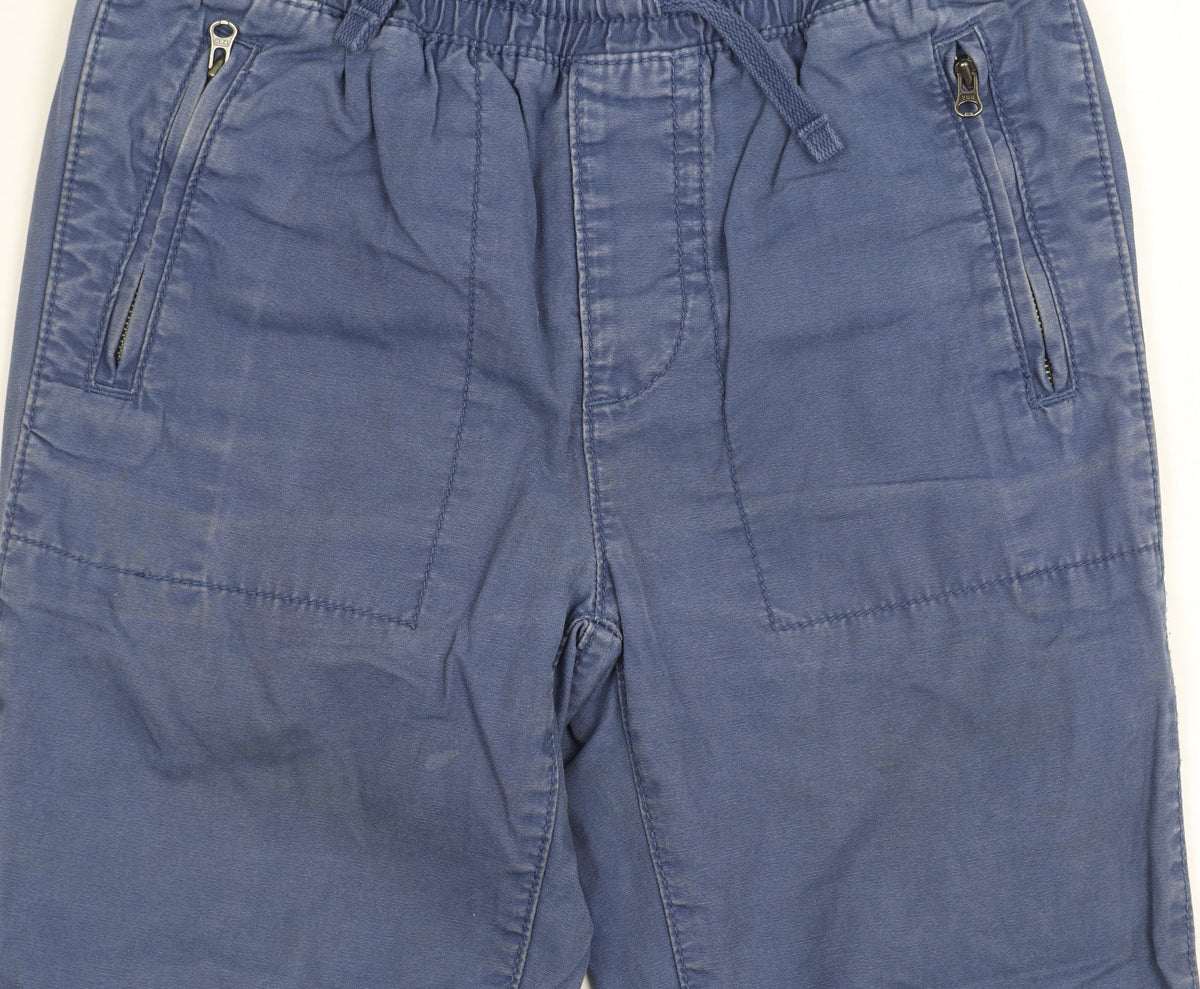 Gap Girls Blue Jogger Trousers - M, Casual Elastic Waist
