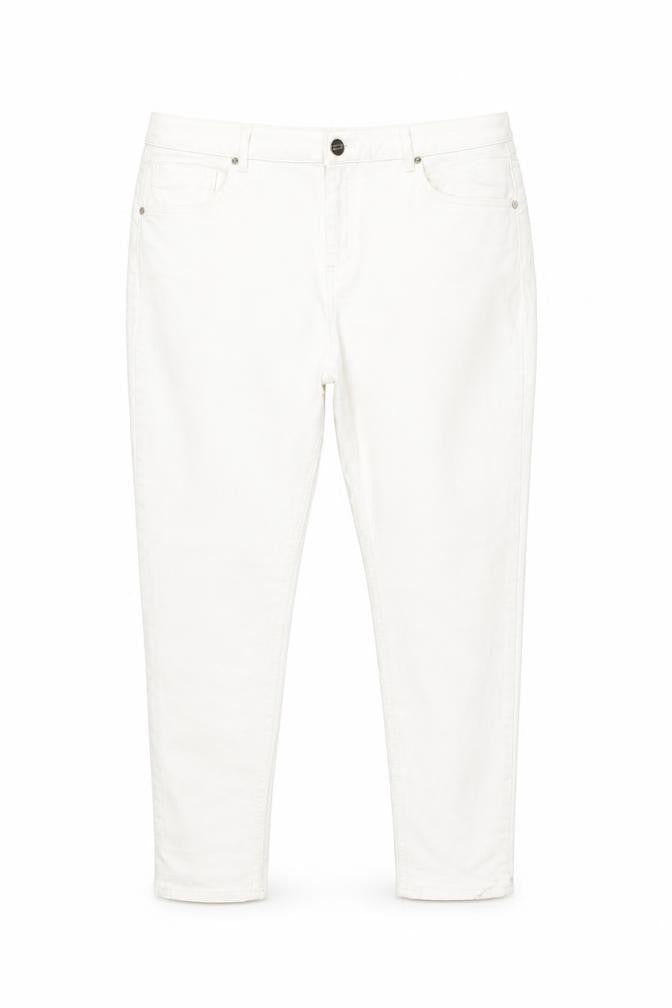 Marks & Spencer Ivory Women's Regular Fit Jeans