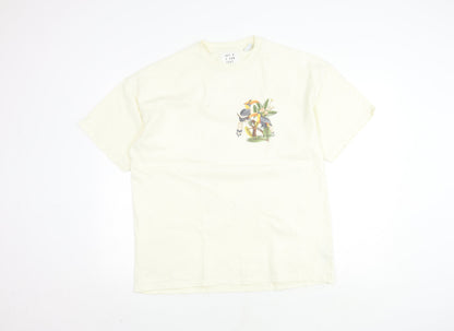Out Womens of Context Ivory T-Shirt Medium Nature