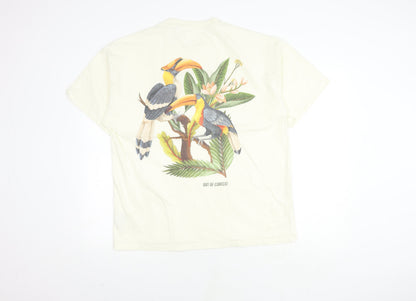 Out Womens of Context Ivory T-Shirt Medium Nature