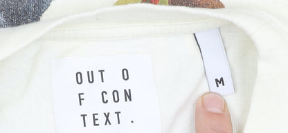Out Womens of Context Ivory T-Shirt Medium Nature
