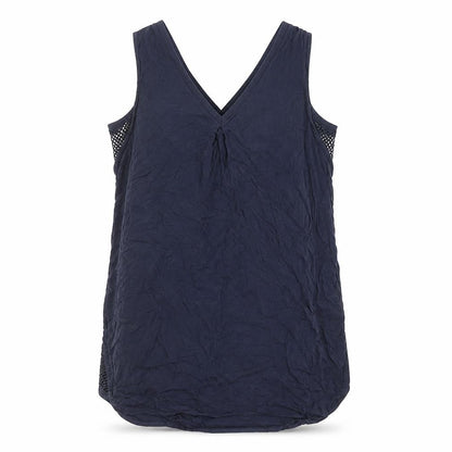 Warehouse Women's Blue Viscose Sleeveless Top Size 10