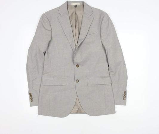 Marks and Spencer Men's Grey Blazer Size 36 Regular Fit