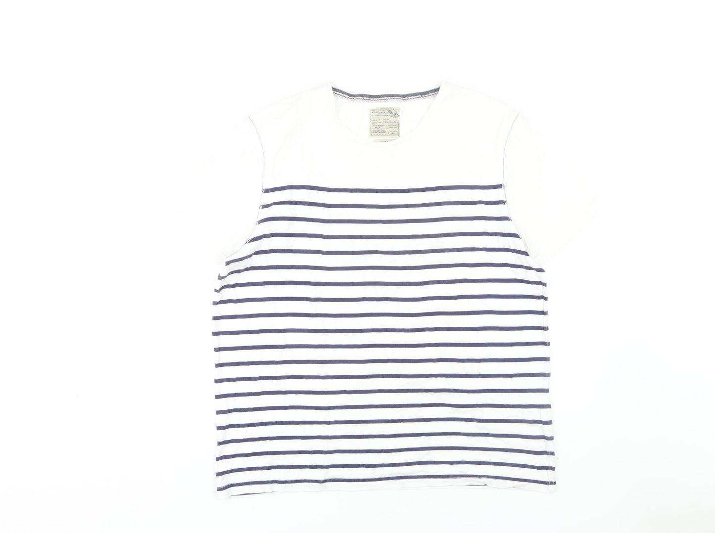 Burton Men's Striped T-Shirt White L