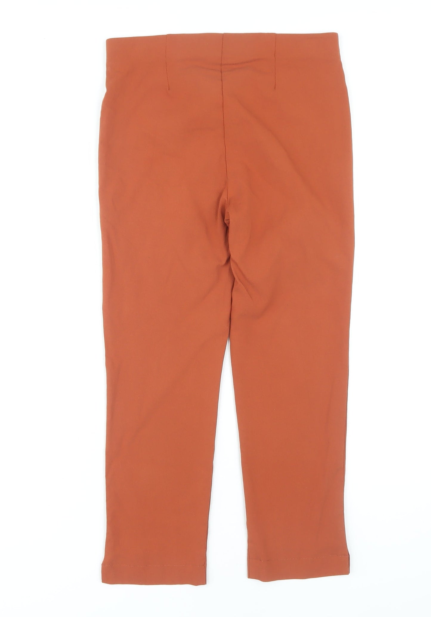 M&Co Women’s Straight Orange Trousers Size 10