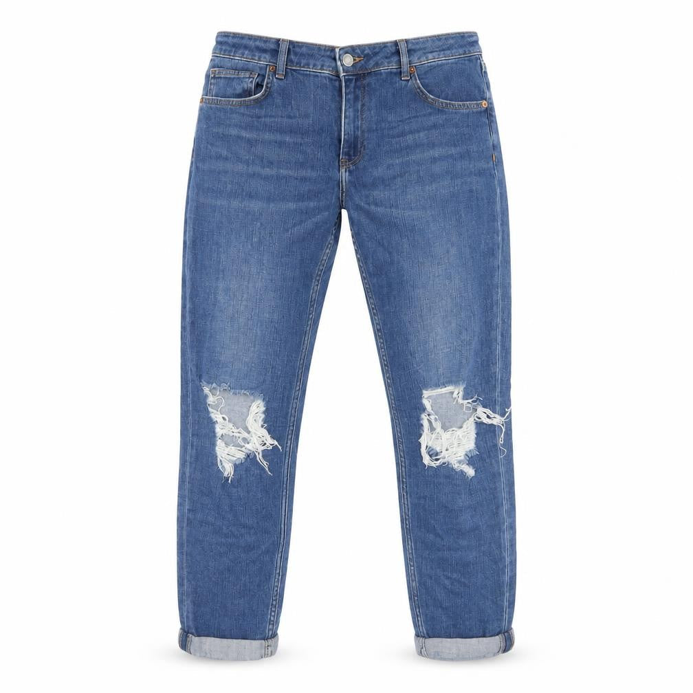 Topshop Women's Blue Straight Jeans W32 L32